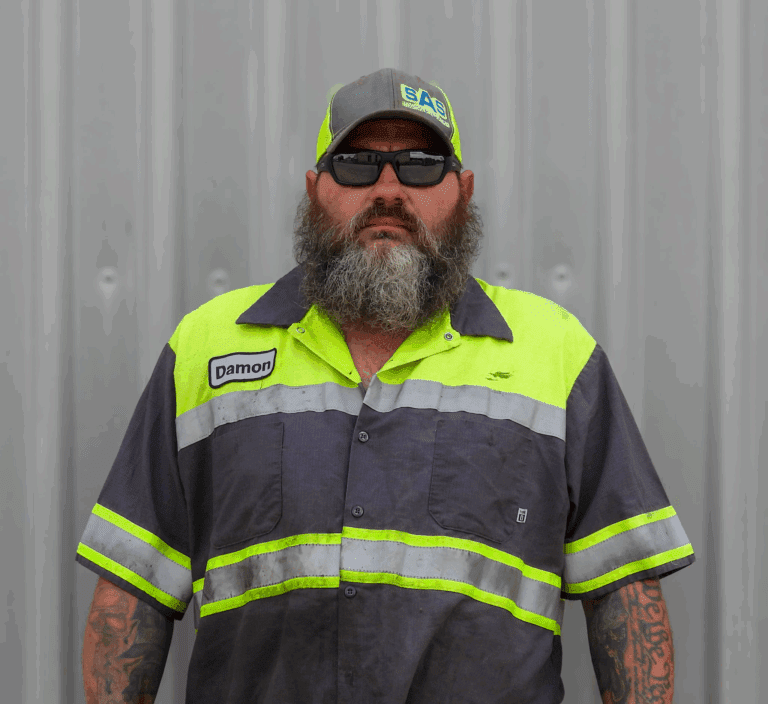 Damon - SAS Towing heavy duty team in Central Texas posing together in Central Texas